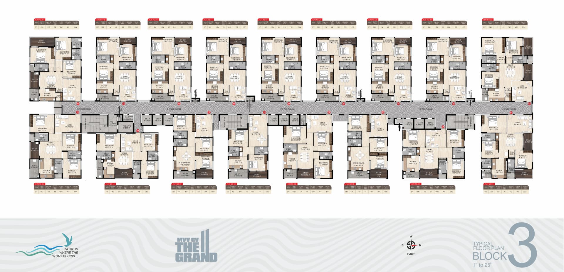 BLOCK 3 floor plan