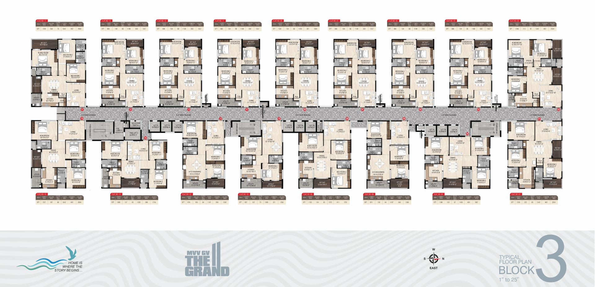 Block 3 floor plan